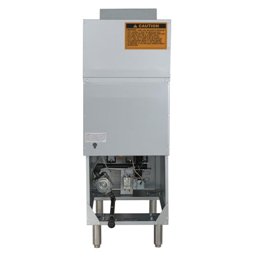 Kratos Commercial Deep Fryer, Stainless Steel Gas Floor Fryer for Restaurants, 40 lb. Capacity, Three Burners, 90,000 BTU, with Two Fryer Baskets, Liquid Propane (29Y-010-LP)