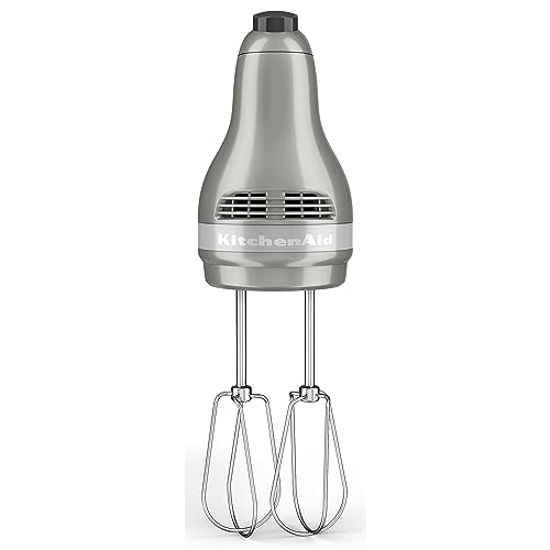 KitchenAid 5-Speed Ultra Power Hand Mixer, Plastic - KHM512, Contour Silver
