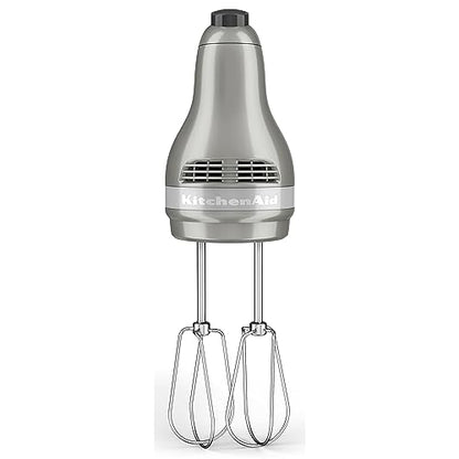 KitchenAid 5-Speed Ultra Power Hand Mixer, Plastic - KHM512, Contour Silver