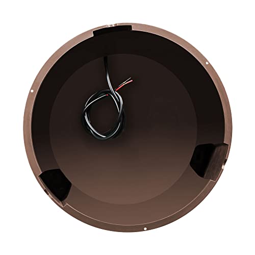 OSD Forza 8" Omni Outdoor Speaker, 200W, 360 Degree Sound Dispersion, IP65 Weather Resistant Landscape Speaker, Bronze, Single