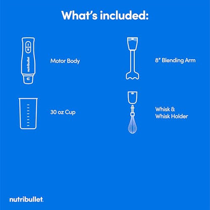 nutribullet Lite Immersion Blender Dark Gray