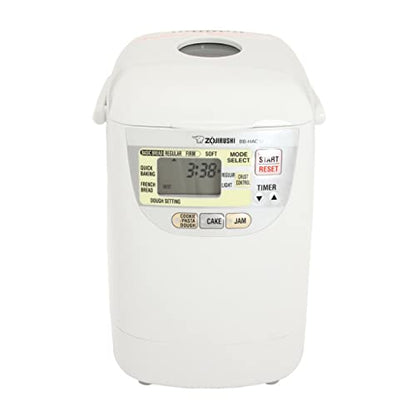 Zojirushi BB-HAC10 Home Bakery 1-Pound-Loaf Programmable Mini Breadmaker, White