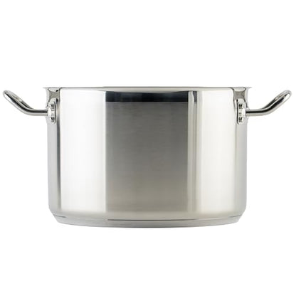 Winco Heavy-Duty Stainless Steel Stock Pot with Cover, 12 Quart