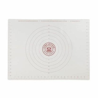 King Arthur Baking Company Rolling Mat, Non-Slip Non-Stick Silicone Baking Mat, For Kneading, Rolling, And Measuring Dough