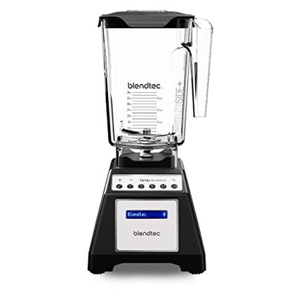 Blendtec Total Classic Original Blender - WildSide+ Jar (90 oz) - Professional-Grade Power - 6 Pre-programmed Cycles - 10-speeds - Black