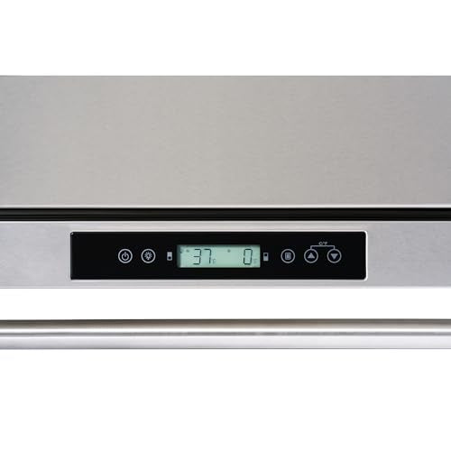 NewAir 24” Dual Zone Outdoor Beverage Fridge and Freezer | Freestanding or Built-In Under counter Refrigerator for Outside Patio | Dual Drawers that Refrigerate and Freeze | Stainless Steel