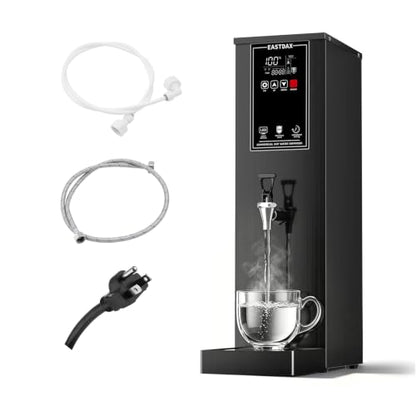 EASTDAX Hot Water Dispenser - Commercial Water Boiler 35L(9.2 GAL)/H Step-Heating LED Screen 24-Hour Timer Switch Adjustable Temperature Control 32°F - 212°F for Coffee Shop Restaurants Office 1800W