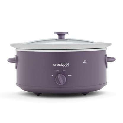 Crock-Pot® Design Series 7-Quart Manual Slow Cooker, Purple Potato