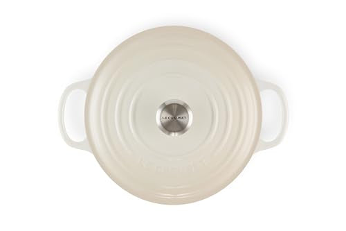 Le Creuset Enameled Cast Iron Signature Round Dutch Oven, 5.5 qt., Meringue