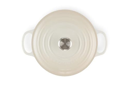 Le Creuset Enameled Cast Iron Signature Round Dutch Oven, 5.5 qt., Meringue