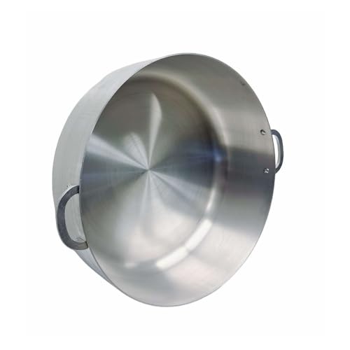 20 Qt Aluminum Caldero Stock Pot, Cooking Dutch Oven With Lid,Satin Finish
