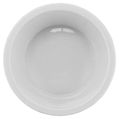 G.E.T. ER-020-W White 2 oz. Fluted Ramekin, Break Resistant, White (Pack of 12)