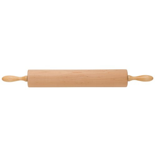 Professional Rooling Pin Ateco 18325 Professional Rolling Pin, 18-Inch Barrel, Made of Solid Ro ...