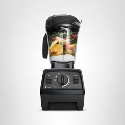 Vitamix Explorian with Programs, Three Blending Programs, Professional-Grade Blender for Smoothies and More, Self-Cleaning Kitchen Appliance, 64 Oz Container, Black (Renewed Premium)