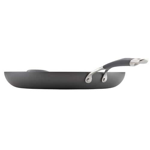 Circulon - 83906 Circulon Radiance Hard Anodized Nonstick Frying Pan / Fry Pan / Hard Anodized Skillet with Helper Handle - 14 Inch Large Skillet, Gray
