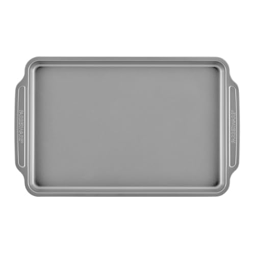 Farberware Bakeware Nonstick Baking Pans with Baking Sheets, Cake Pans, Meatloaf/Bread Pan, and Muffin Pan, 7 Piece Bakeware Set - Gray