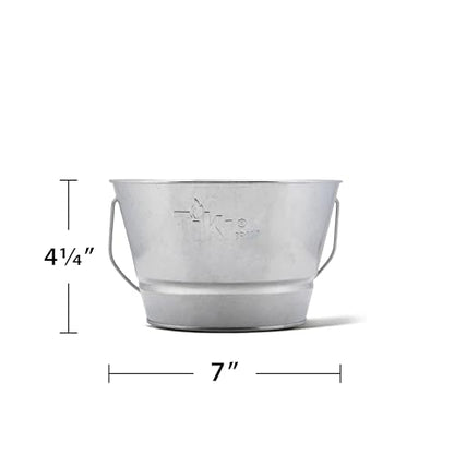 TIKI Citronella Candle 28-Ounce – Triple Wick Metal Bucket with Lid (Silver) – Long-Lasting Outdoor Candle for Patio, Deck, Garden, Backyard & Camping