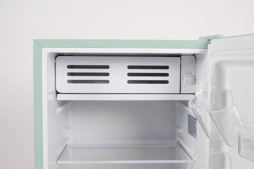 Frigidaire Refrigerator-Retro Mini Fridge Energy Saving-Adjustable Thermostat Control- Ideal for Dorm, Office, RV, Garage, Apartment 3.1 Cu Ft, GREEN