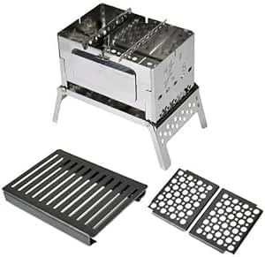 Sho's B-6 Kun, Compact Hibachi Grill, 3 Piece Set