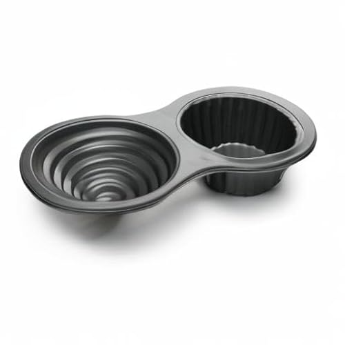 Fox Run Giant Cupcake Pan, Non-Stick Carbon Steel, 8 x 15.5 x 3.25 inches