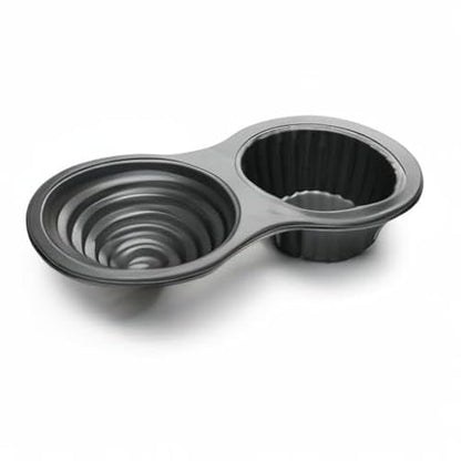 Fox Run Giant Cupcake Pan, Non-Stick Carbon Steel, 8 x 15.5 x 3.25 inches