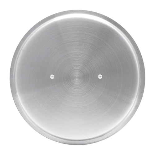 TrueCraftware- 32 qt. Aluminum Stock Pot Lid 14-3/8" Diameter x 1-1/4" Height- Multipurpose Pot Cover for Pasta Soup Pots Large Stockpot Stew Simmering Pot Dishwasher Safe NSF Certified