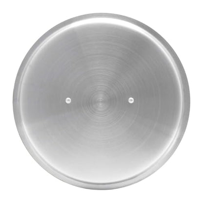 TrueCraftware- 32 qt. Aluminum Stock Pot Lid 14-3/8" Diameter x 1-1/4" Height- Multipurpose Pot Cover for Pasta Soup Pots Large Stockpot Stew Simmering Pot Dishwasher Safe NSF Certified