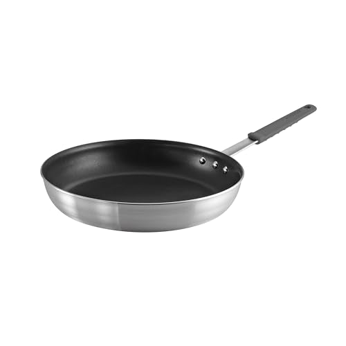 Tramontina Professional 14-Inch Non Stick Extra Large Frying Pan, Heavy-Gauge Aluminum Skillet with Reinforced Nonstick Coating, Gray Handle, Dishwasher and Oven Safe