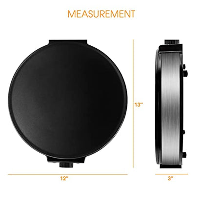 The MegaChef Crepe and Pancake Maker Breakfast Griddle