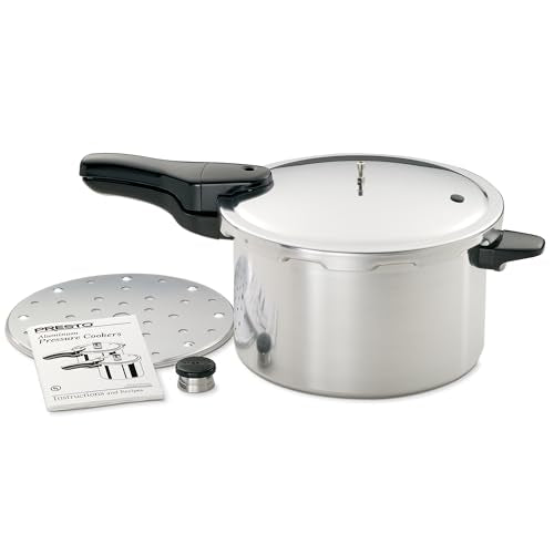 Presto 01282 8-Quart Aluminum Pressure Cooker