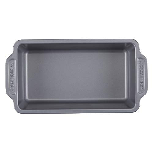 Farberware Nonstick Bakeware Set Includes Cookie Sheets/Baking Cake Muffin and Bread Pan, 8 Piece, Gray