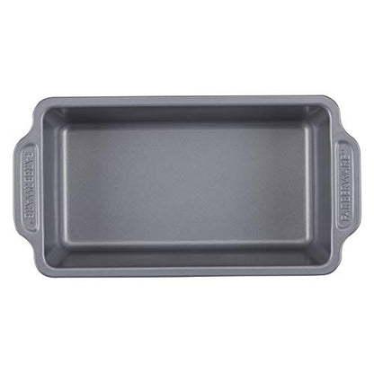 Farberware Nonstick Bakeware Set Includes Cookie Sheets/Baking Cake Muffin and Bread Pan, 8 Piece, Gray