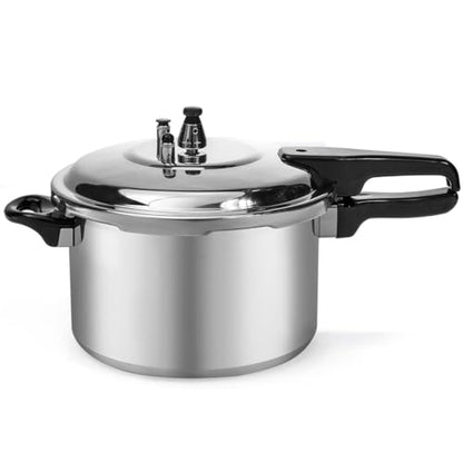Barton 6Qt Aluminum Pressure Canner & Cooker with Release Valve, Stovetop Pressure Cooker Pot for Fast Cooking & Home Canning, 6 Quart