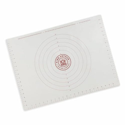 King Arthur Baking Company Rolling Mat, Non-Slip Non-Stick Silicone Baking Mat, For Kneading, Rolling, And Measuring Dough