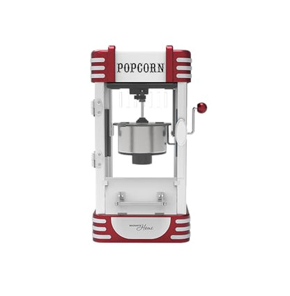 MAGNAVOX HOME, Popcorn Maker Machine Movie Theater/Cinema Style Popper with 2-Sided Serving Scoop. 2.5 Ounce, Red