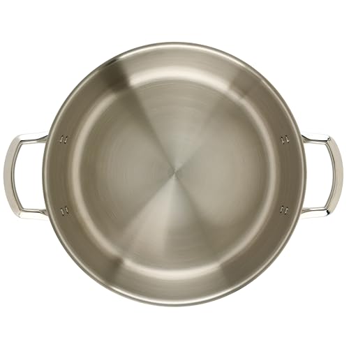 WINCO Tri-Ply Brazier, 12-quart, Silver