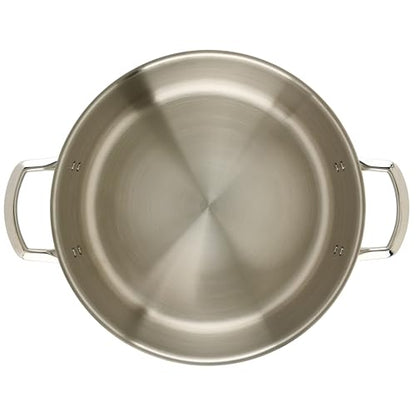 WINCO Tri-Ply Brazier, 12-quart, Silver