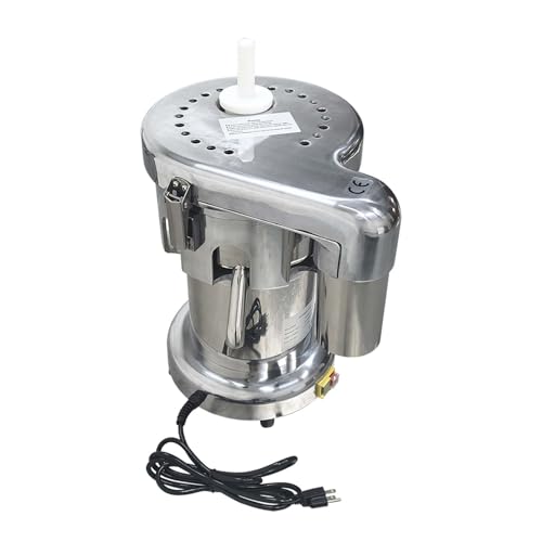 JARYANNIX Commercial Juicer Machines Vegetable and Fruit, Auto Juice & Residue Separated, Heavy Duty Juice Press with Push Rod, Stainless Steel Fruit Juicer, 661.4-1322.8 lbs/Hr Capacity