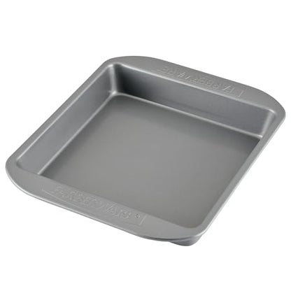 Farberware Nonstick Bakeware 9x9 Baking Pan, Square Cake Pan, Gray