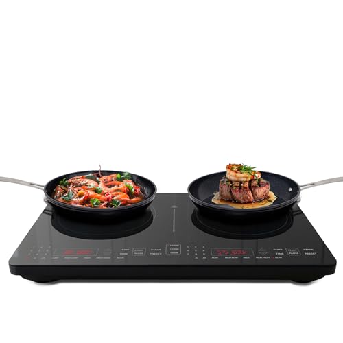 Nuwave Double Pro Cooktop Induction Countertop Burner, Portable, 50°F-575°F