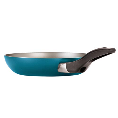 Farberware Dishwasher Safe Aluminum Nonstick Cookware Pots and Pans Set, 15-Piece, Teal