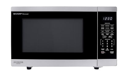 Sharp SMC1464KS 1.4 cu. ft. 1100W Stainless Steel Countertop Microwave Oven