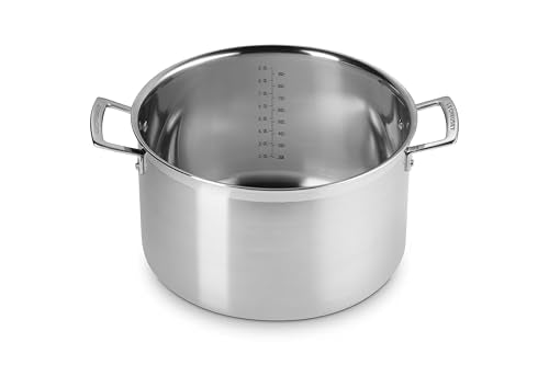 Le Creuset Stainless Steel Classic 3-Ply Stockpot, 10qt