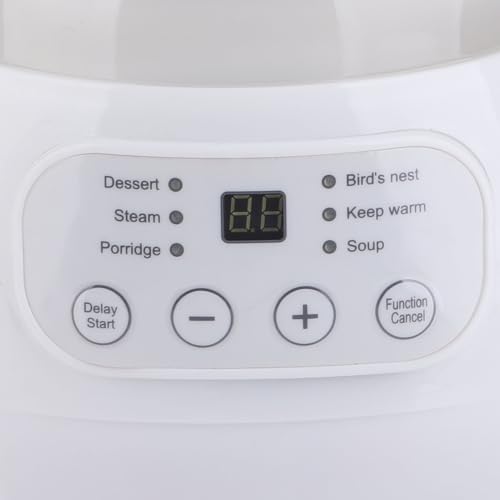 Natudeco 1l Electric Stew Pot Slow Cookers Mini Electric Stew Cooker