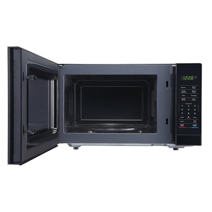 1.1 cu. ft. Countertop Microwave Oven, in Black with Gray Cavity