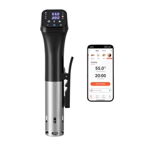 WiFi Sous Vide Cooker, 1100W Immersion Circulator with App Control