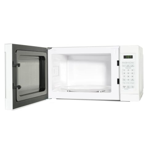 GE Countertop Microwave Oven, 700 Watt, 0.7 Cu. Ft., White, GCST07N1WWW