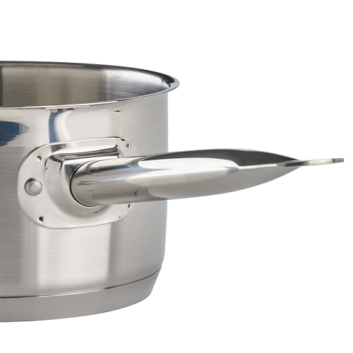 Winco Heavy-Duty Stainless Steel Sauce Pan with Lid, 2 Quart