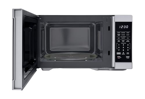 SHARP Countertop Microwave Oven Compatible with Alexa Orville Redenbacher's Certified with Removable 12.4" Carousel Turntable, 1000 Watt, 1.1 Cubic Feet, Stainless Steel