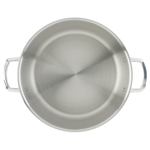 WINCO Tri-Ply Stock Pot, 20-quart, Silver
